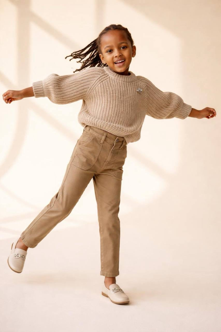 Kahve Kanvas Pantolon