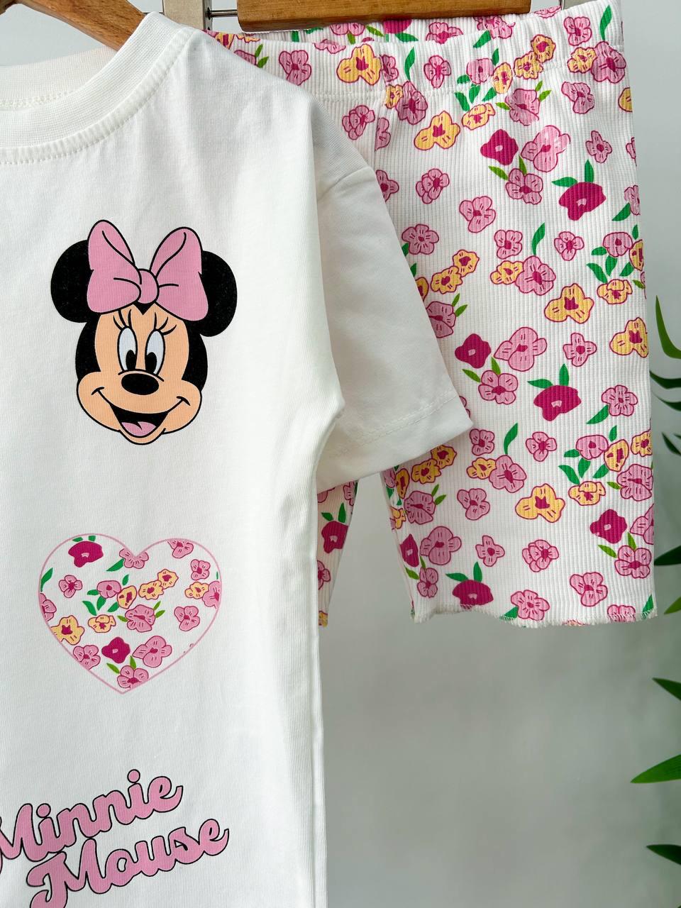 Minnie Mouse Tayt Oversize Çocuk Takım