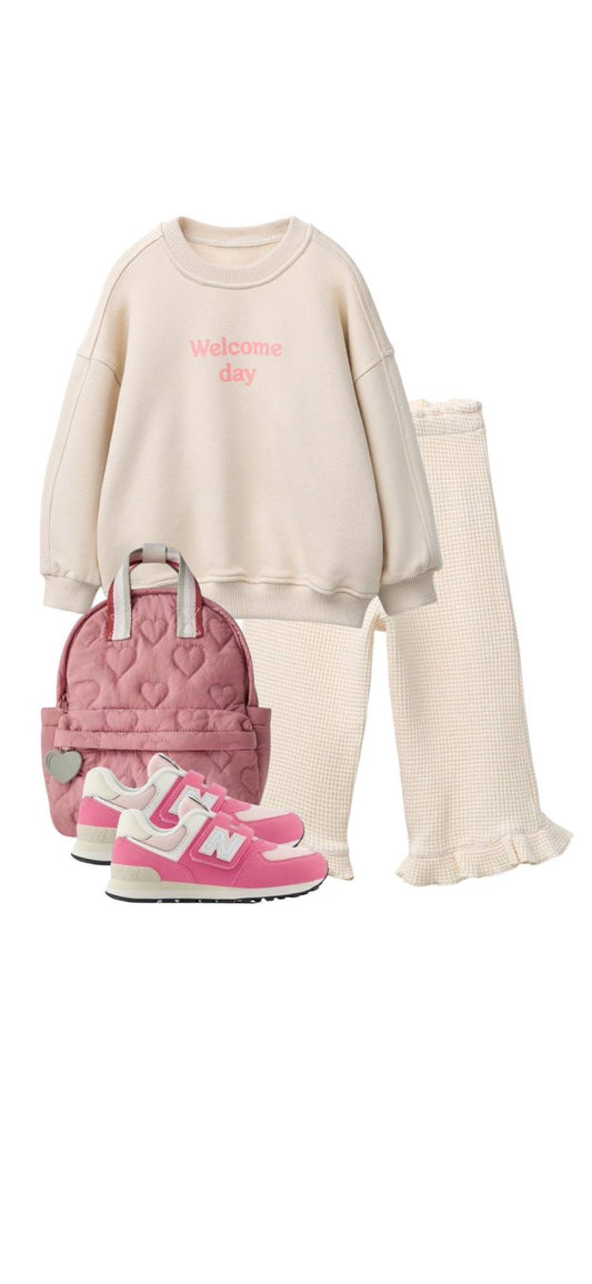 Sweat ve Gofre Kumaş Tayt Takım