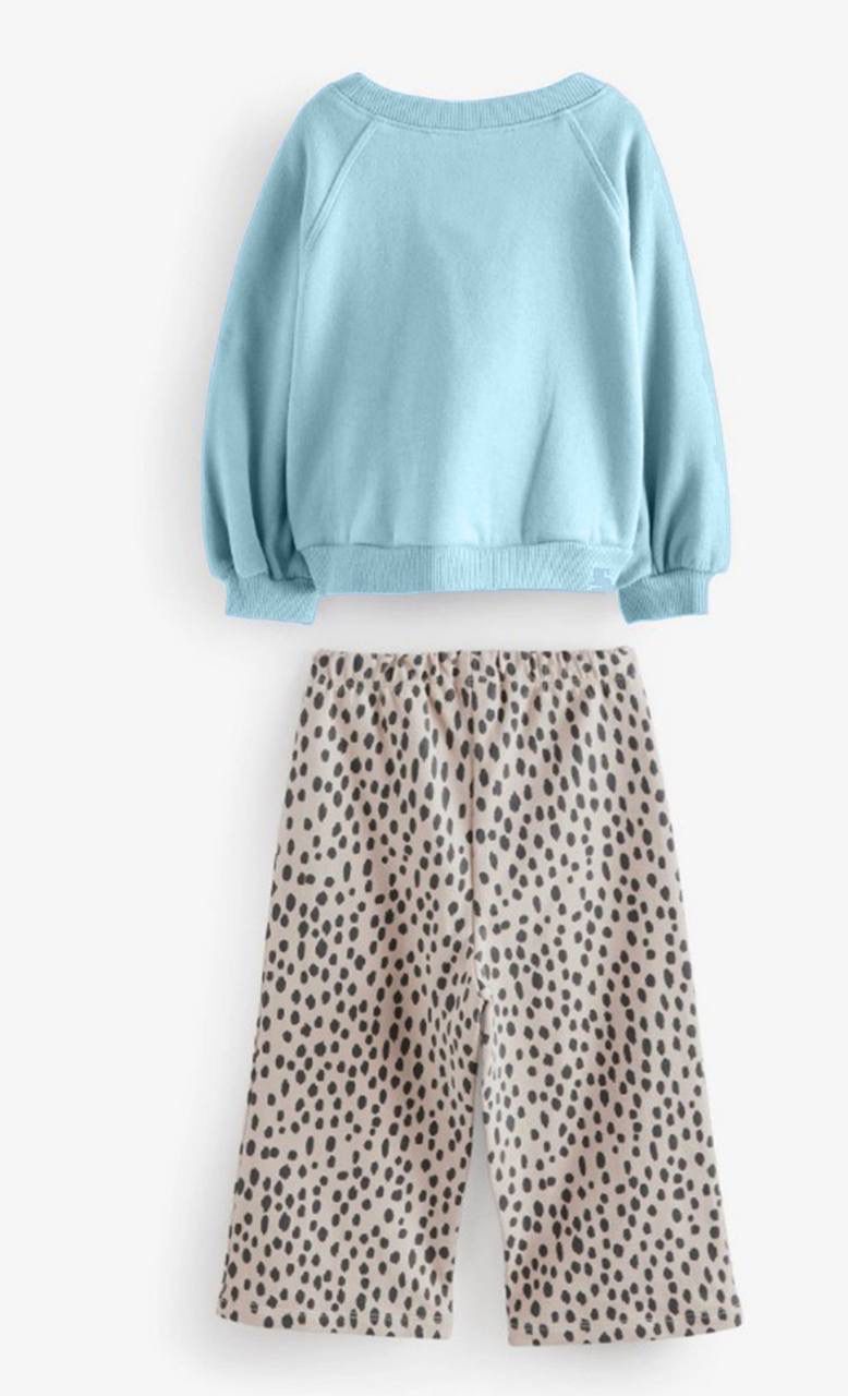 Kedi Figür Baskı Detaylı İkili Takım