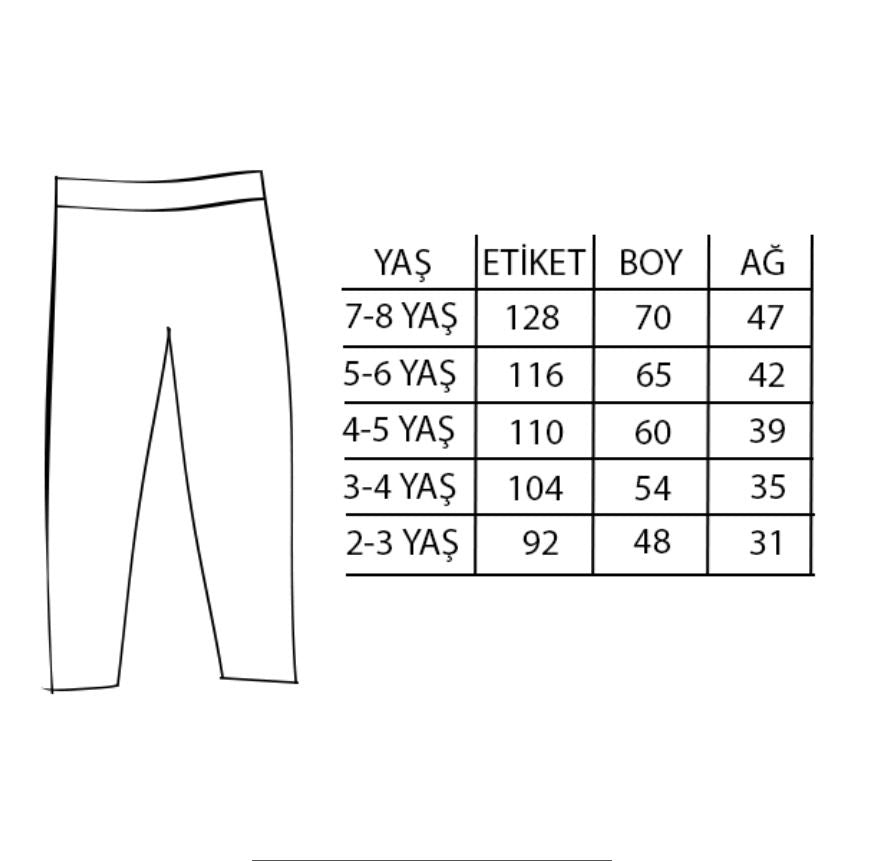 ÇOCUK PAMUKLU FİTİLLİ TAYT