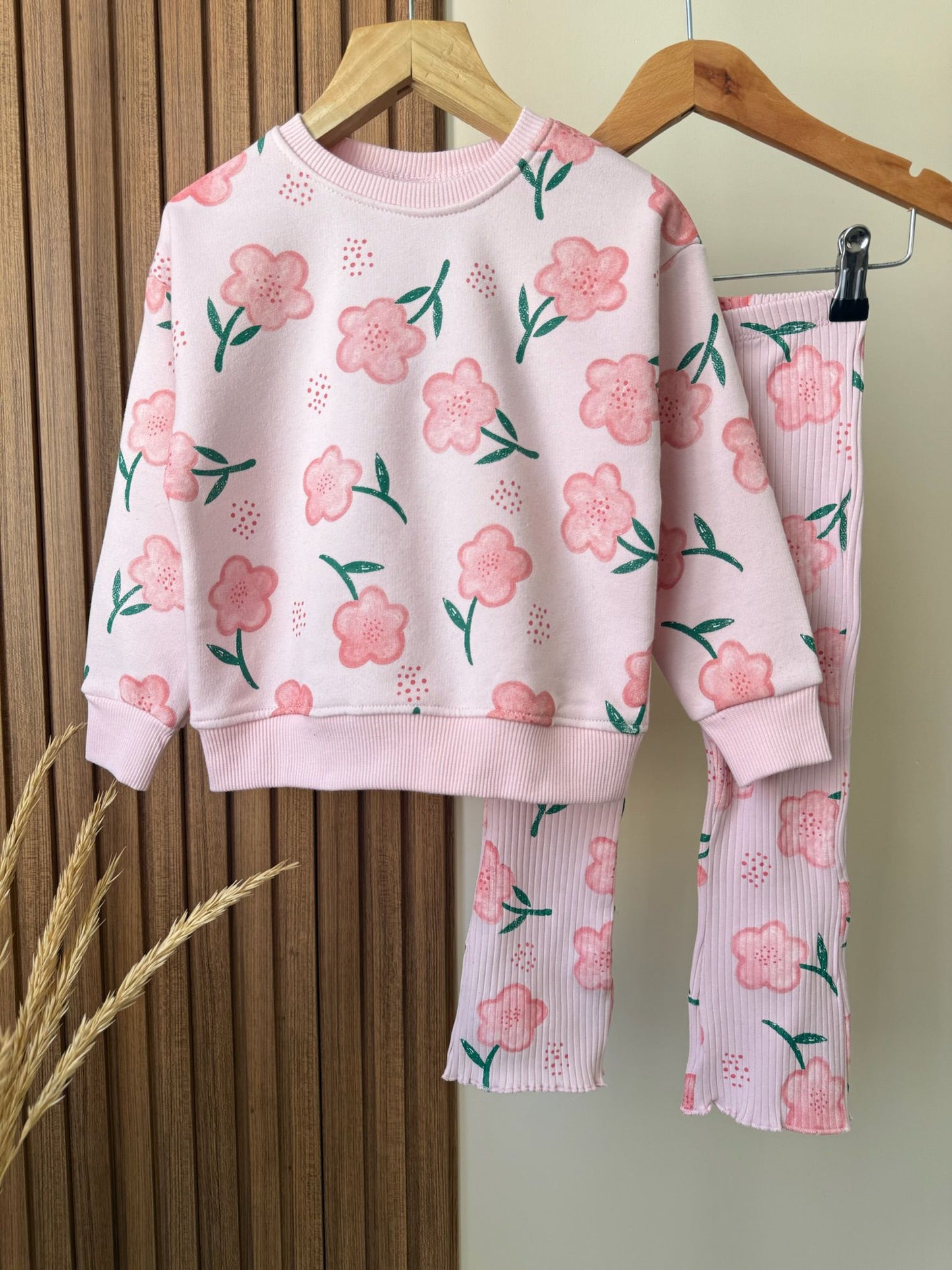 Çiçek Baskılı İkili Takım