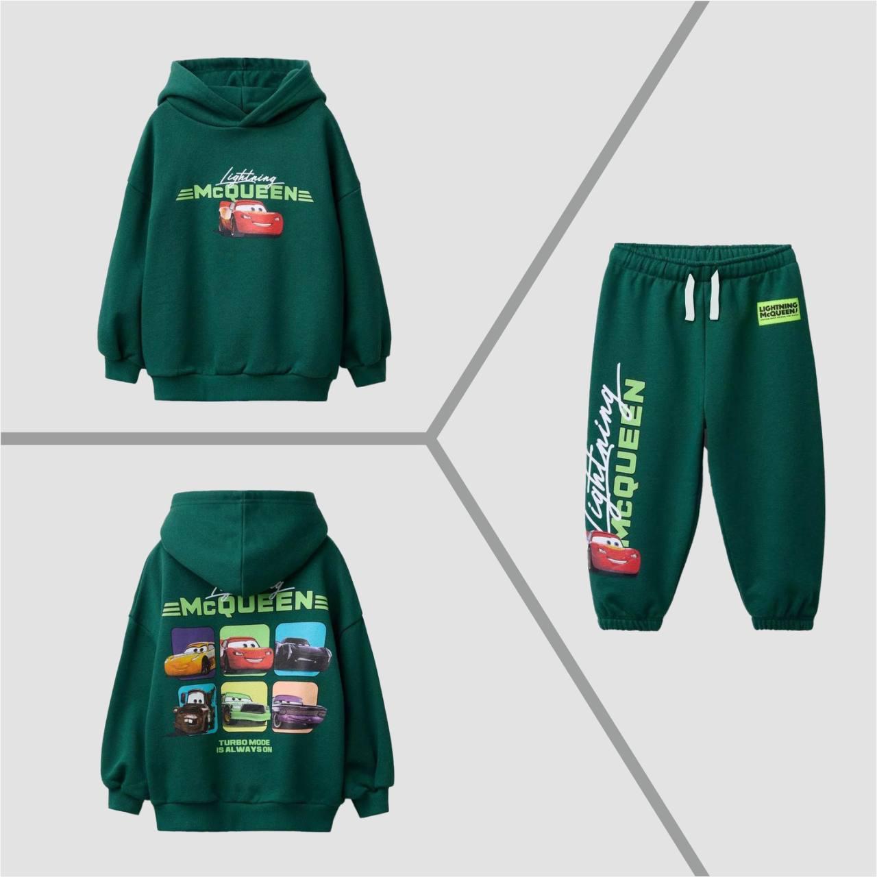 ⚡ Lightning McQueen "Turbo Mode" Pamuklu Takım