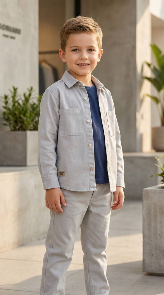 3lü Erkek Çocuk Kanvas Takım