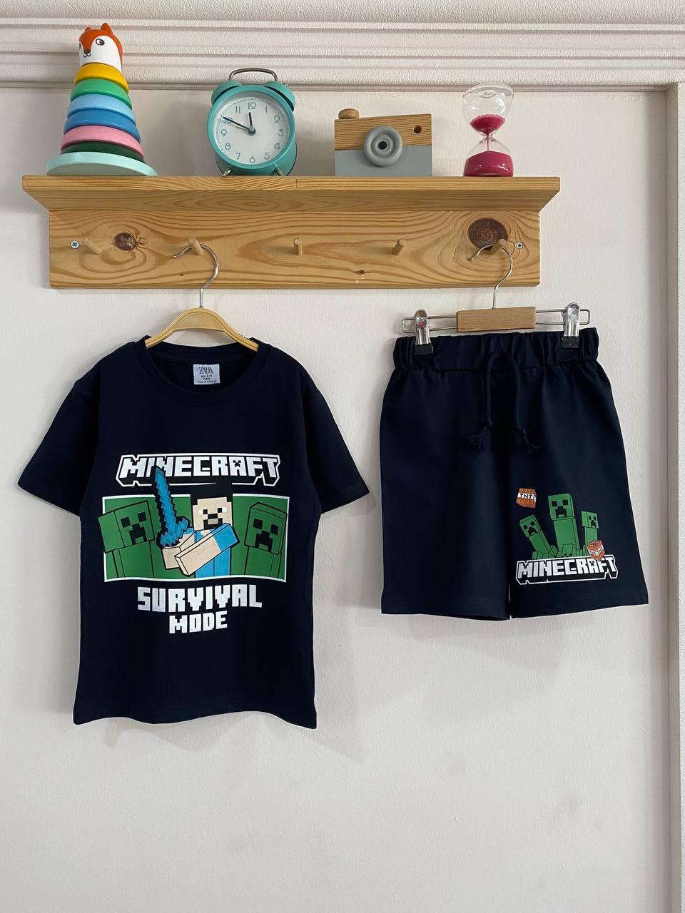 Minecraft Oversize Çocuk Takım