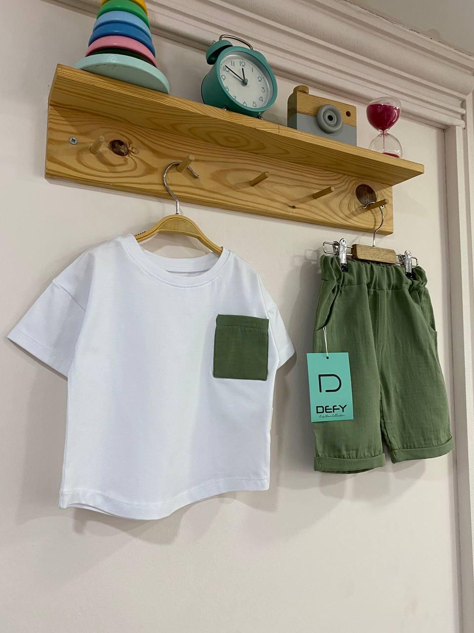 Müslin Yeşil İkili Takımı