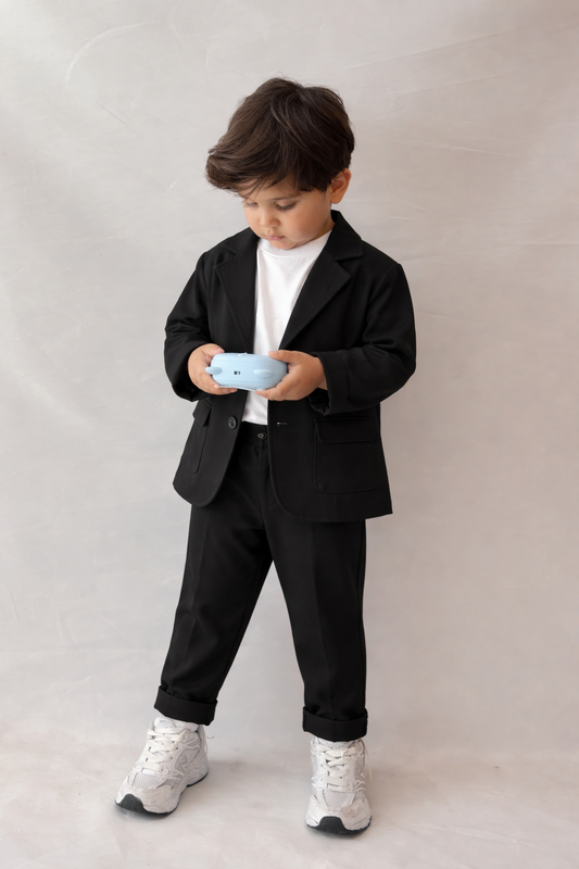 Siyah Blazer Ceket Takım