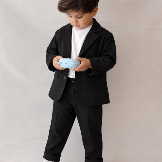 Siyah Blazer Ceket Takım