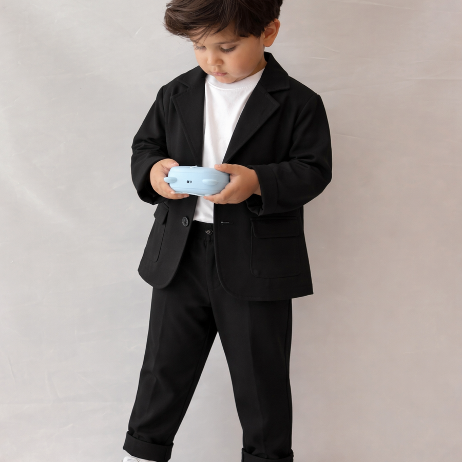 Siyah Blazer Ceket Takım