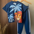 Lion Baskılı Takım