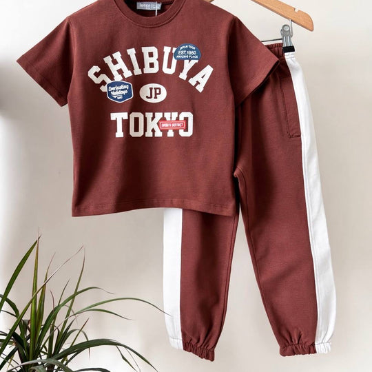 Shibuya Tokyo Baskılı Takım