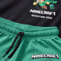 Minecraft Karakter Baskılı Erkek Çocuk Şortlu Takım