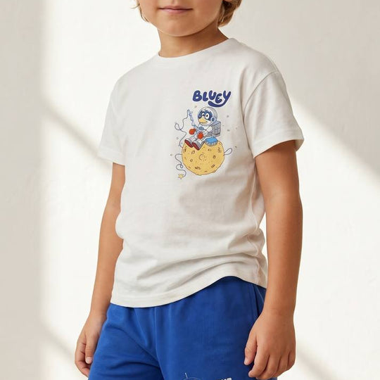 Bluey ve Bugs Bunny Baskılı Erkek Çocuk Şortlu Takım