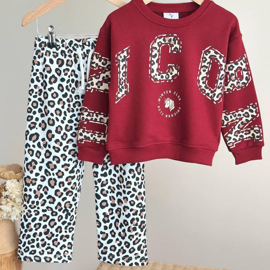 Leopar Desenli 2 Li Takım