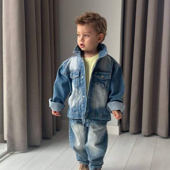 Denim Pantolon-Ceket 2’li Takım