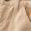 Krem Kanvas Pantolon