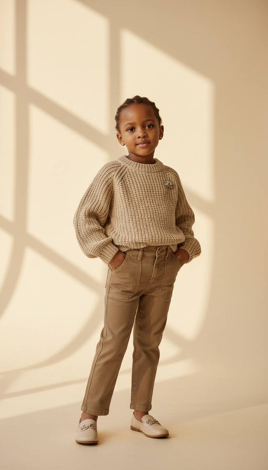 Kahve Kanvas Pantolon