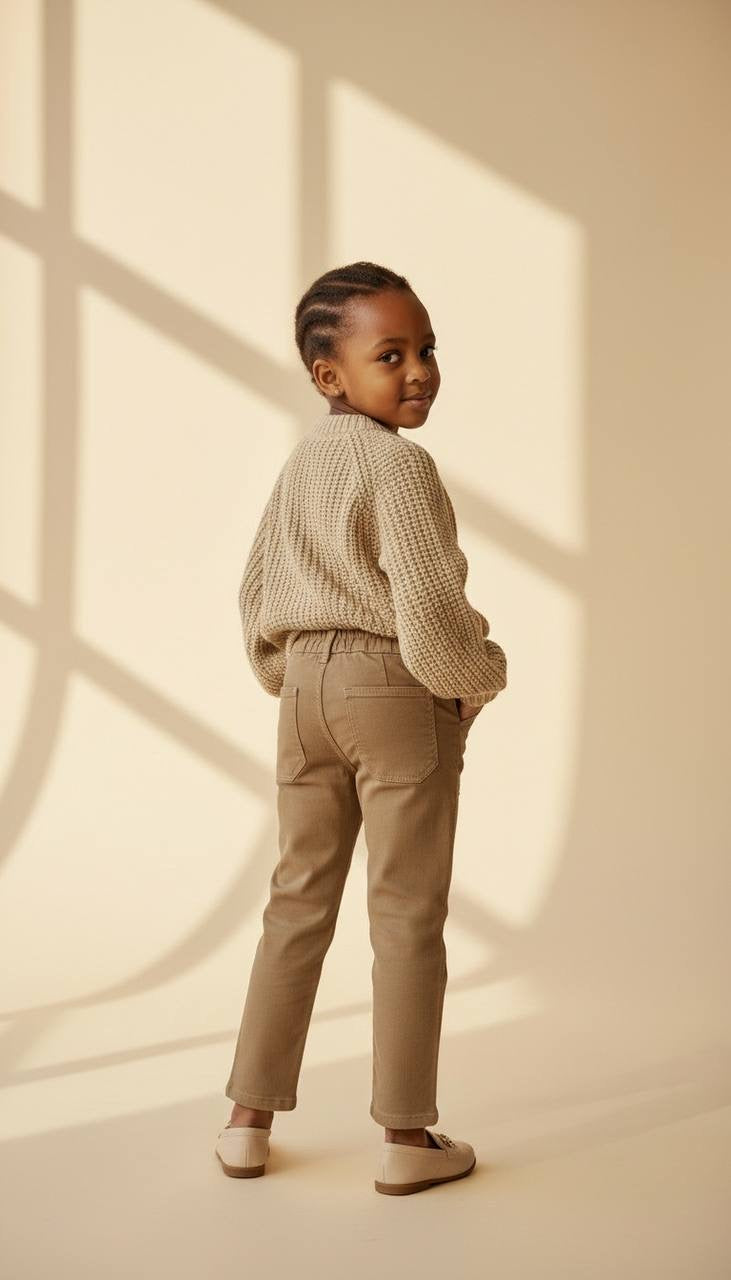 Kahve Kanvas Pantolon