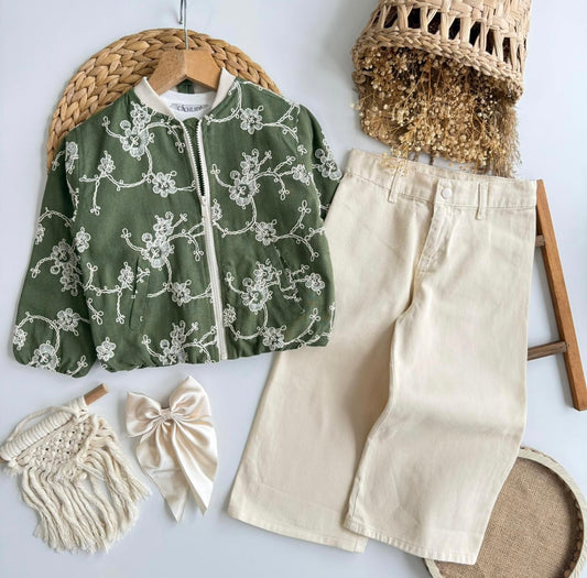 Premium Nakış İşlemeli 3’lü Kombin Takım