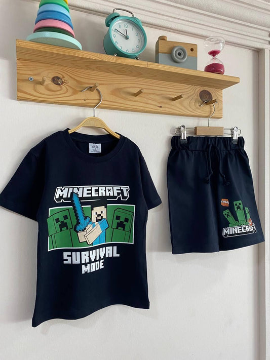 Minecraft Oversize Çocuk Takım