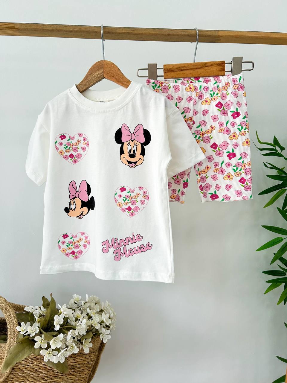 Minnie Mouse Tayt Oversize Çocuk Takım