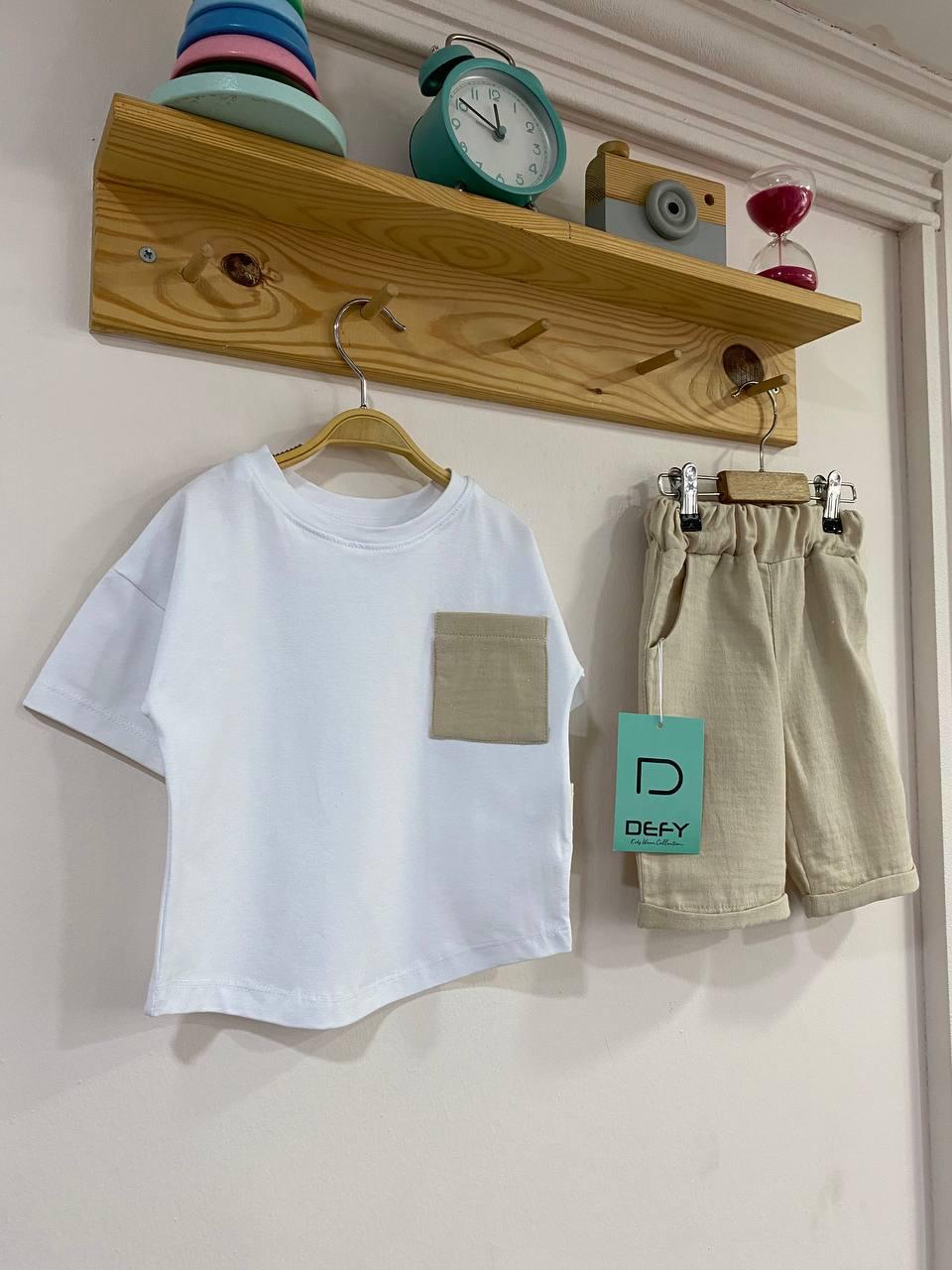 Müslin Krem İkili Takımı