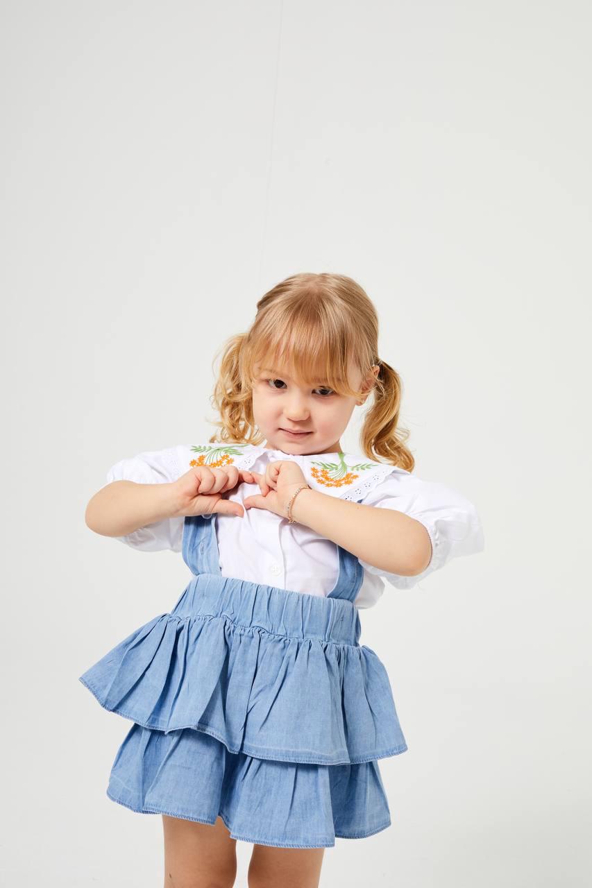 Gömlek Salopet Kız Takım