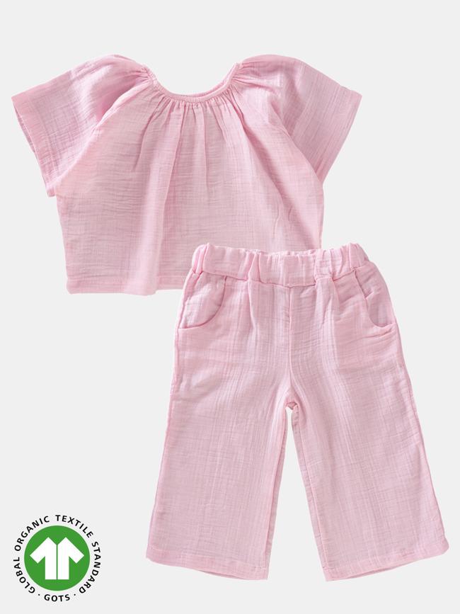 Müslin Pembe Kız Takım