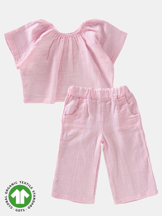 Müslin Pembe Kız Takım