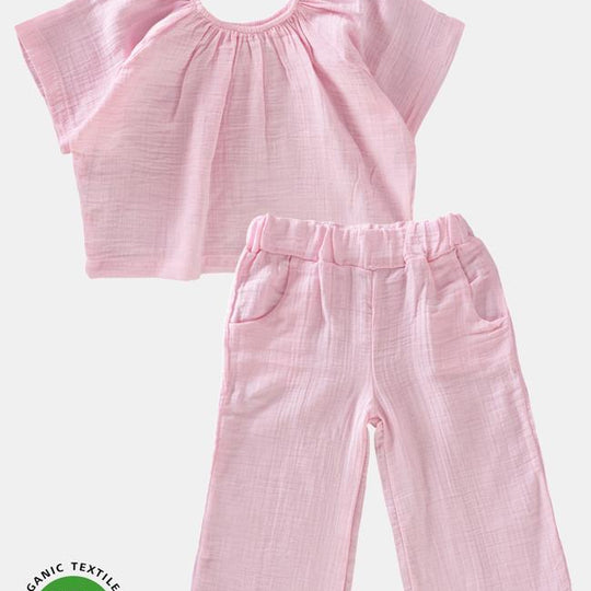 Müslin Pembe Kız Takım