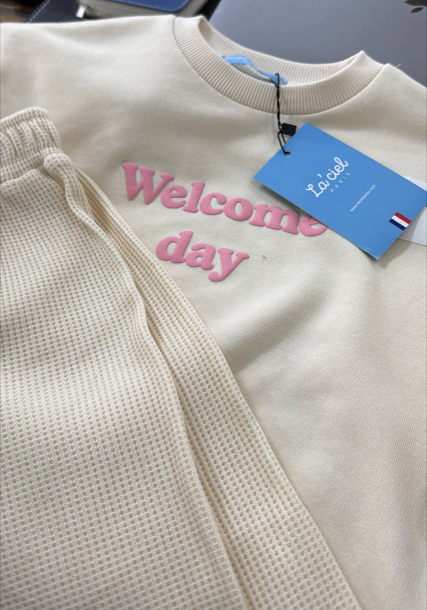 Sweat ve Gofre Kumaş Tayt Takım