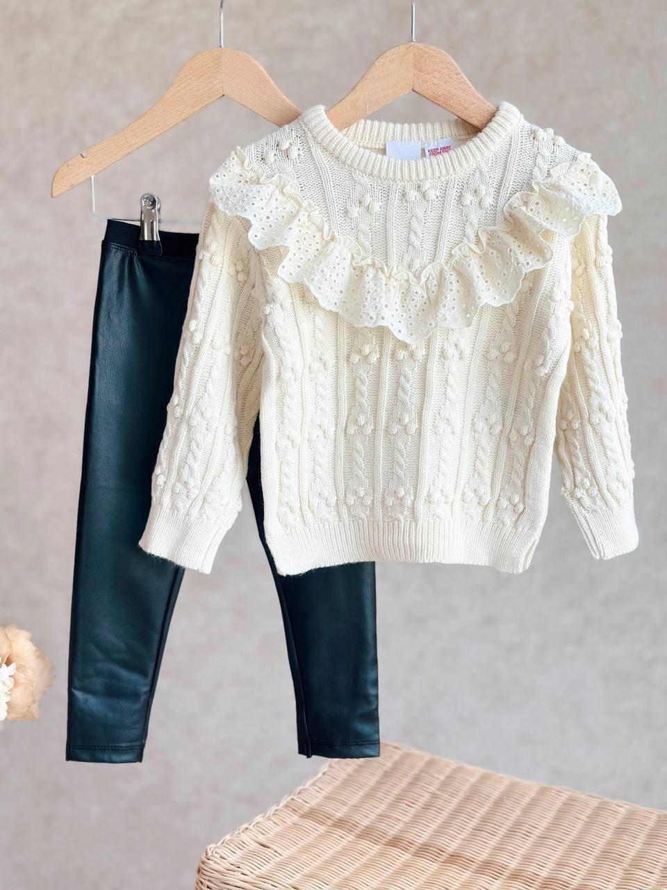 Triko-Deri Tayt İkili Takım