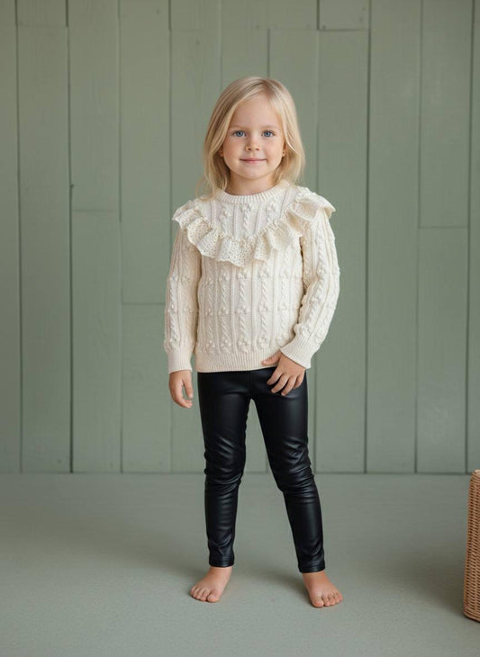 Triko-Deri Tayt İkili Takım