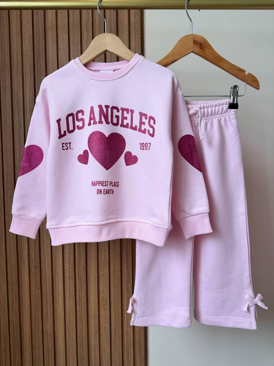 Los Angeles Baskılı İkili Takım