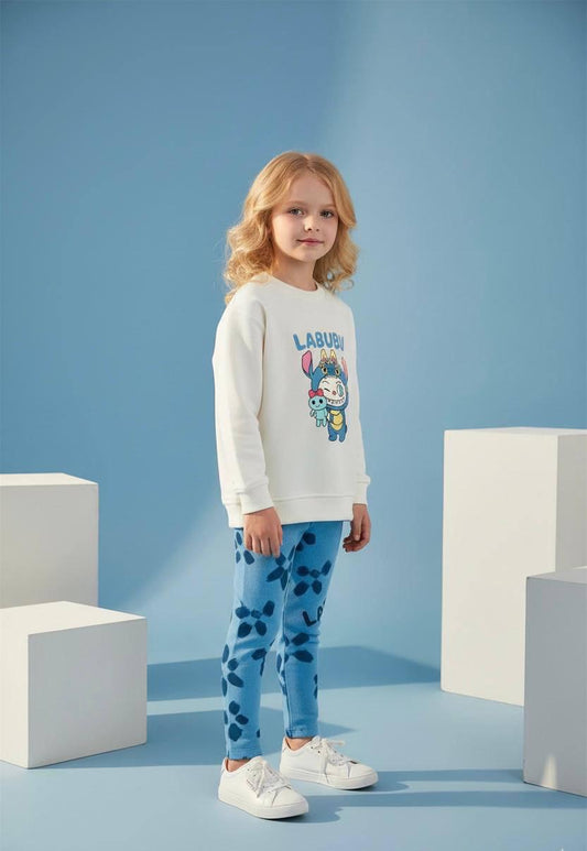 Labubu Baskılı İkili Takım