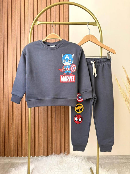 Marvel Baskılı İkili Takım