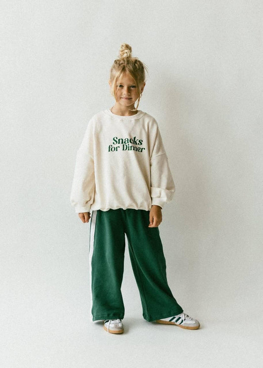 Snacks For Dinner Baskılı İkili Takım