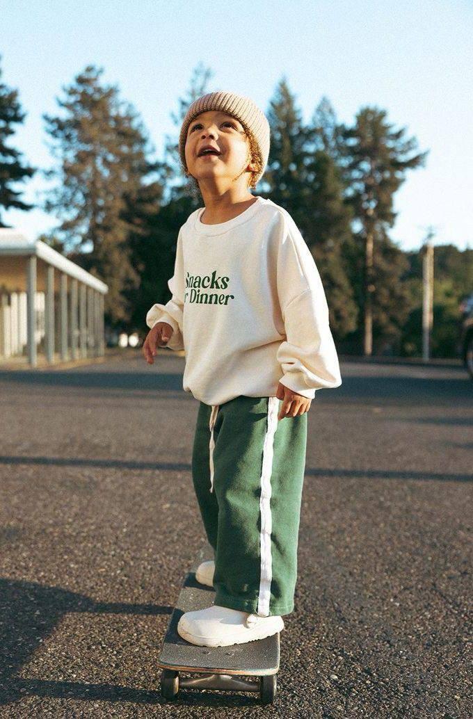 Snacks For Dinner Baskılı İkili Takım