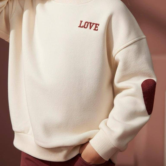 Love Baskı Detaylı İkili Takım