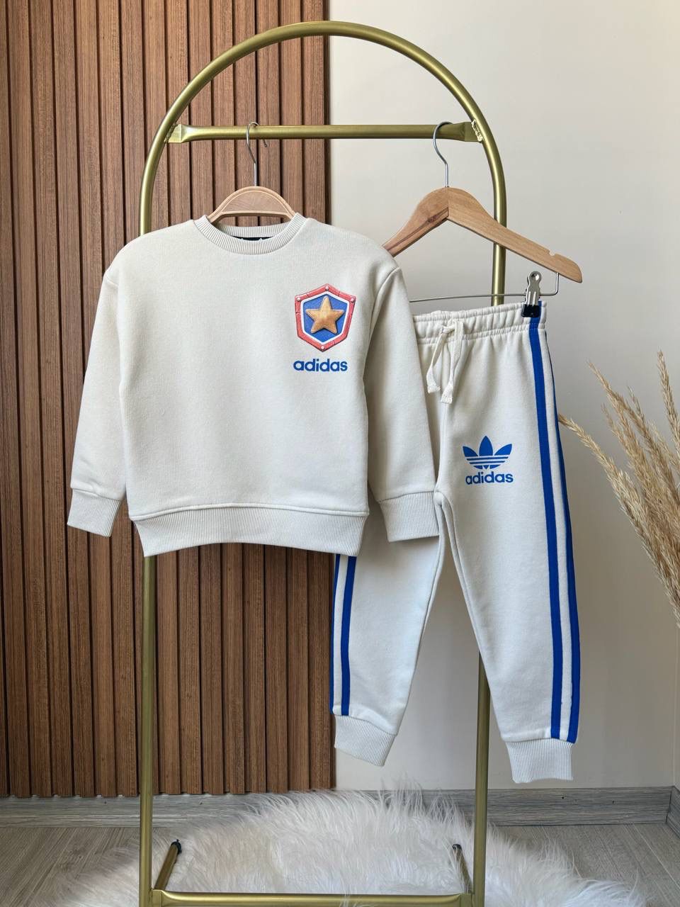 Paw Patrol Ads  Baskılı İkili Takım- Ekru