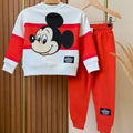 Mickey Baskılı İkili Takım- Kırmızı