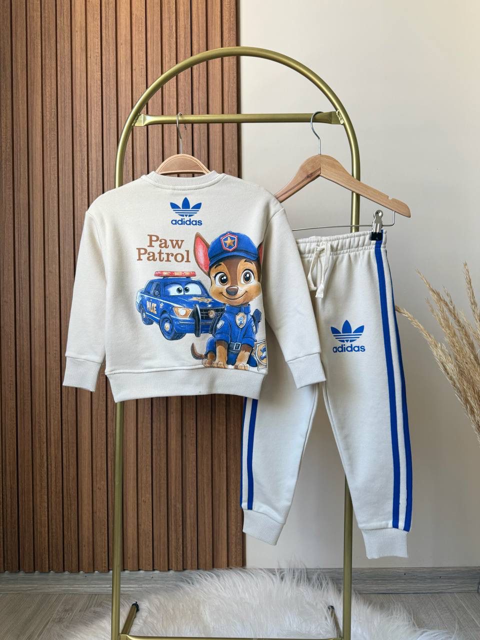 Paw Patrol Ads  Baskılı İkili Takım- Ekru