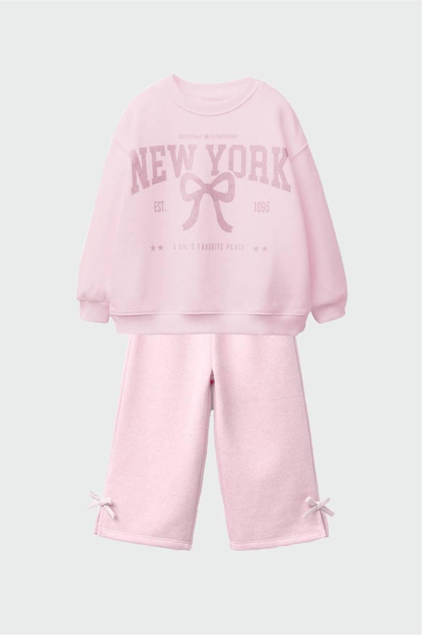 Newyork Baskılı İkili Takım