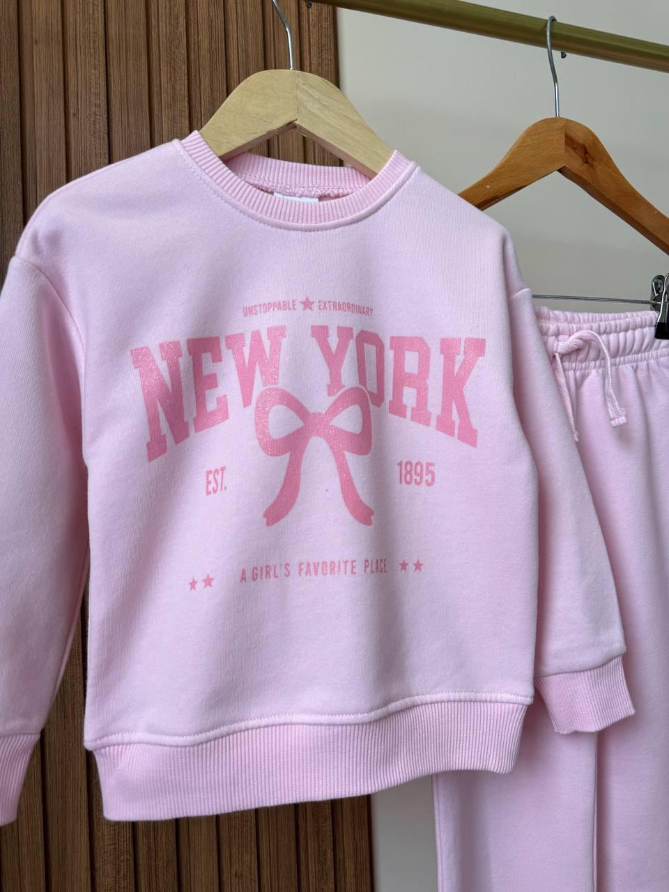 Newyork Baskılı İkili Takım