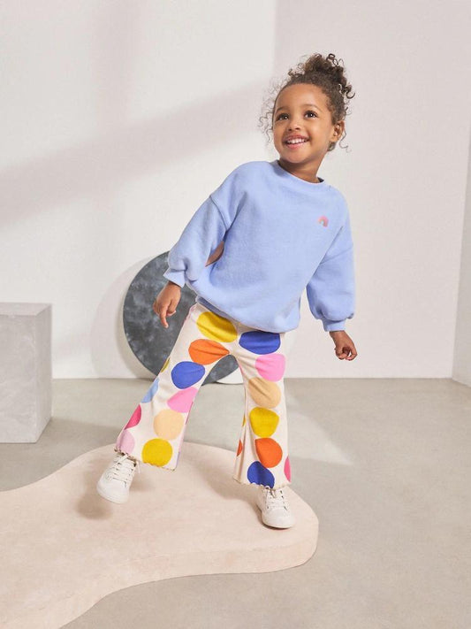 Gökkuşağı Baskılı İkili Takım