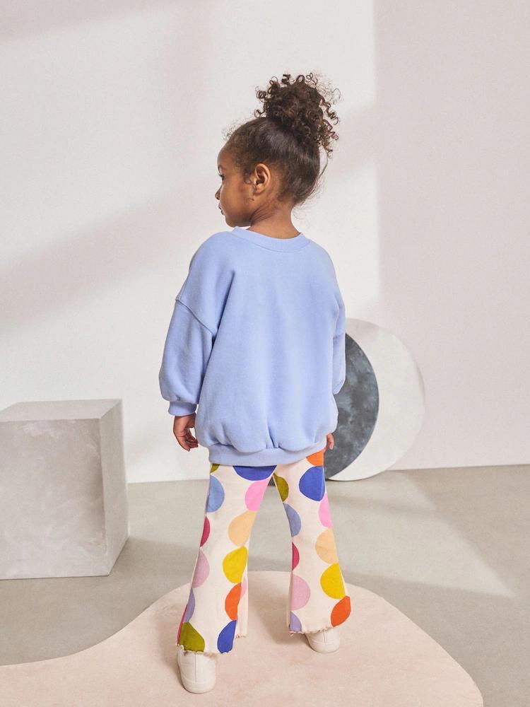 Gökkuşağı Baskılı İkili Takım