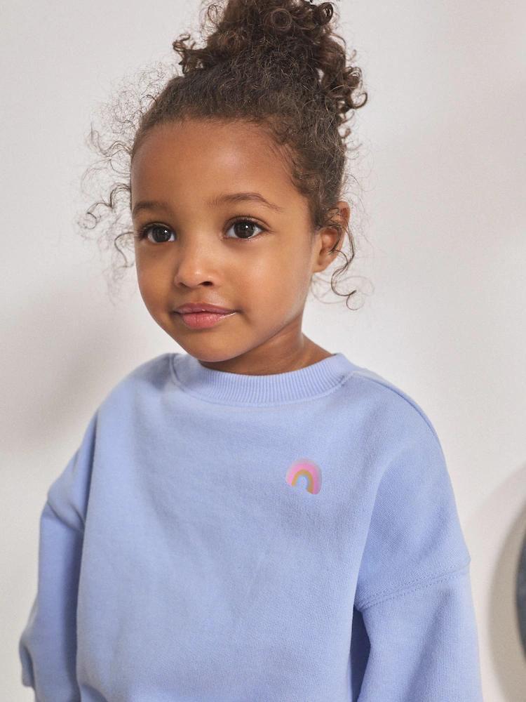 Gökkuşağı Baskılı İkili Takım