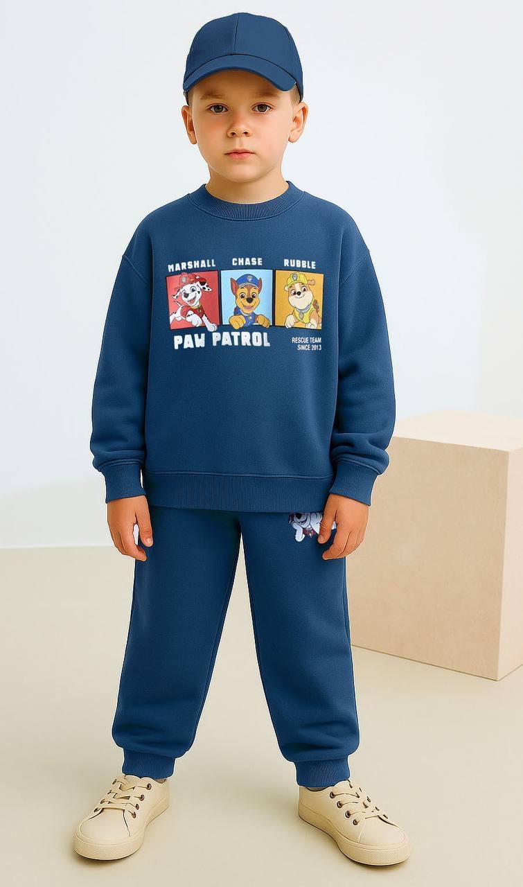 Paw Patrol Mavi Baskılı İkili Takım