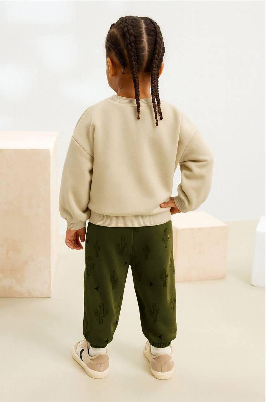 GAP Kaktüs Desen Baskılı İkili Takım-Yeşil