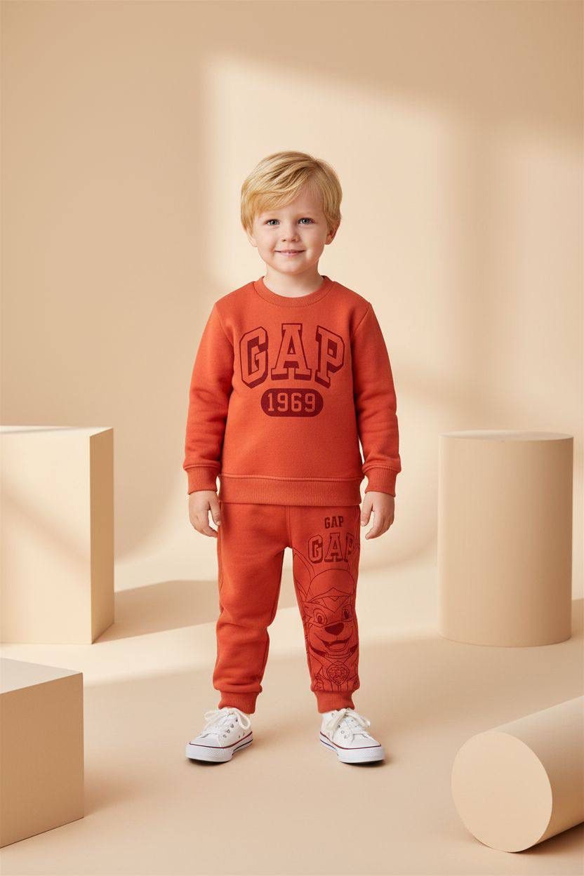GAP Paw Patrol Baskılı İkili Takım- Kırmızı